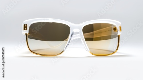 Cricket sunglasses isolated on white background. Generative AI