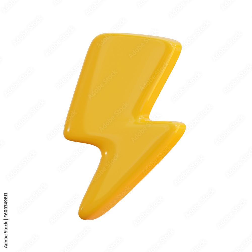 3D Thunder icon 3D Thunder icon