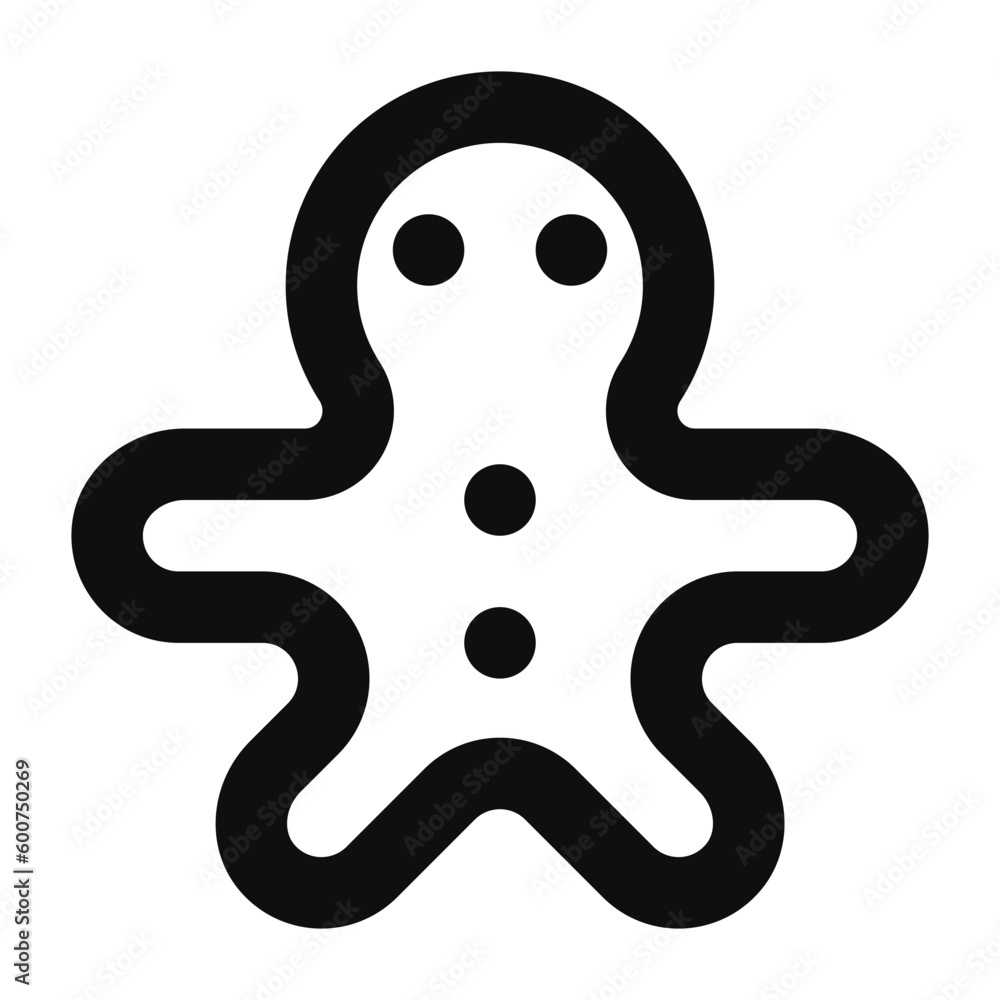 gingerbread man icon gingerbread man icon