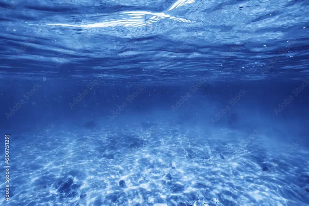 Obraz premium sandy beach underwater photo background abstract horizontal panorama of the blue sea