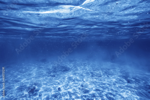 sandy beach underwater photo background abstract horizontal panorama of the blue sea