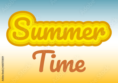 Fondo de tiempo de verano para vacaciones.