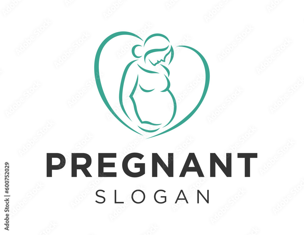 Logo about Pregnant on a white background. created using the CorelDraw application. Logo about Pregnant on a white background. created using the CorelDraw application.