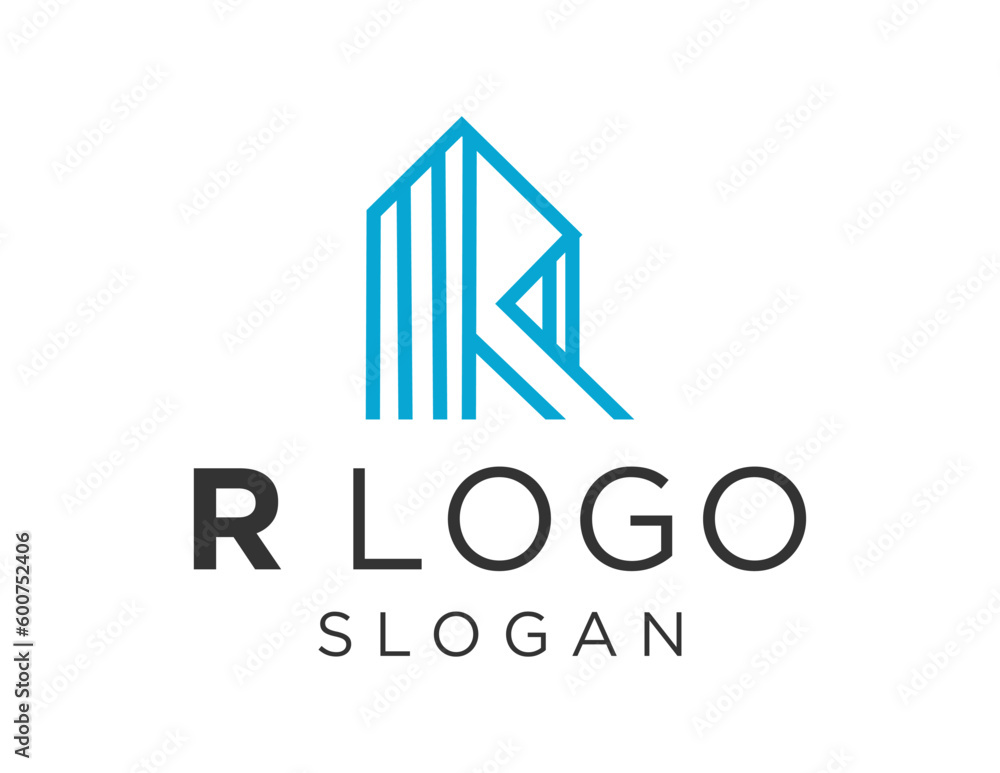 Logo about R Letter on a white background. created using the CorelDraw application. Logo about R Letter on a white background. created using the CorelDraw application.