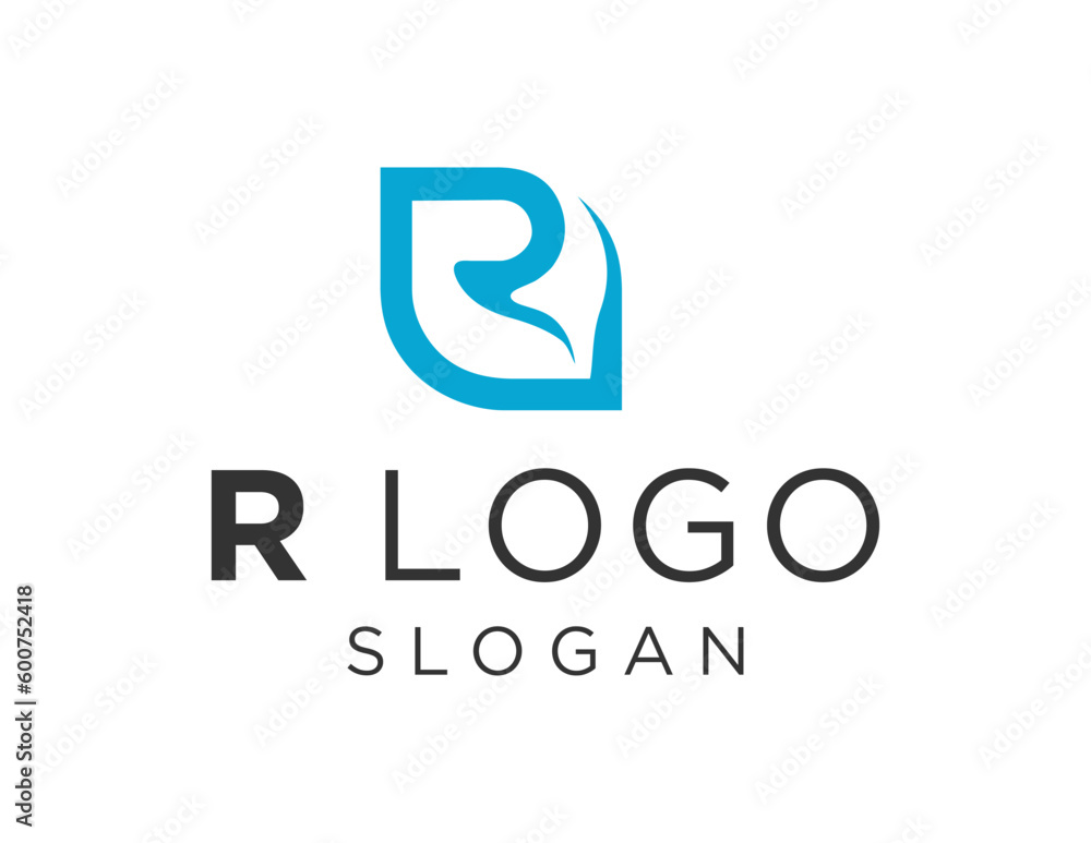 Logo about R Letter on a white background. created using the CorelDraw application. Logo about R Letter on a white background. created using the CorelDraw application.