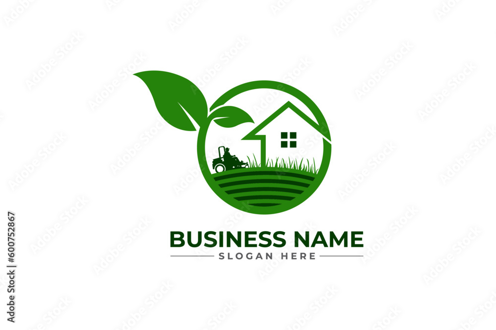 lawn care, grass trimming, landscape, grass, agriculture concept logo design lawn care, grass trimming, landscape, grass, agriculture concept logo design