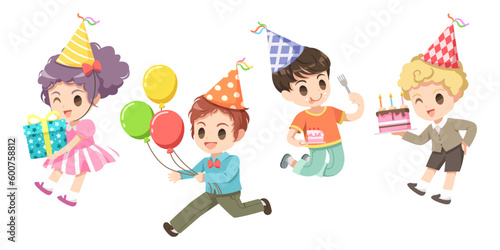 Happy New Year's activities. Design elements for the web, cards and publications.