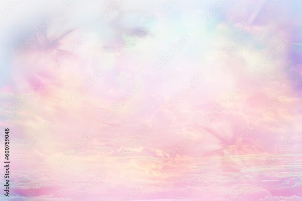 watercolor gradient pastel background clouds abstract, wallpaper heaven - obrazy, fototapety, plakaty 