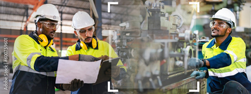 Technical engineer workers ...