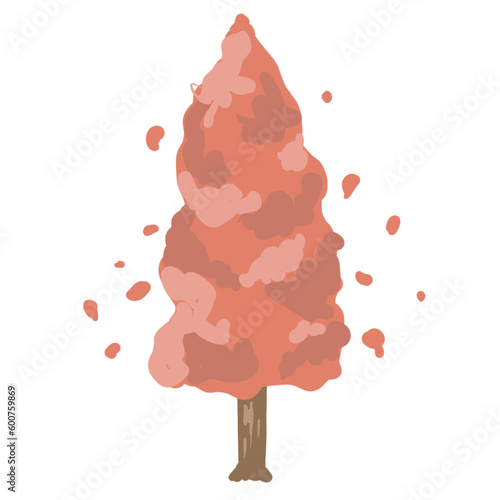 Tree  leaf tulip