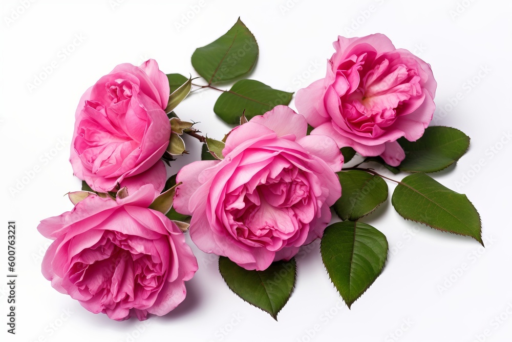 pink rose bouquet from generative ai