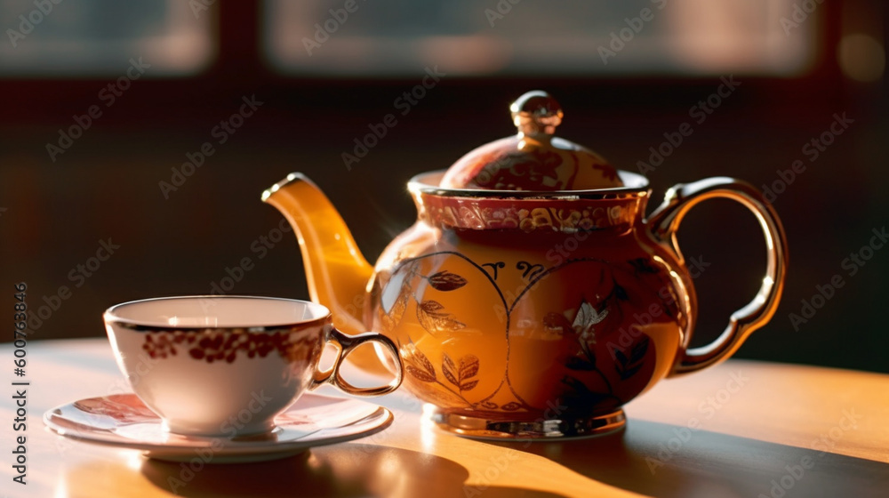 teapot and cup teapot and cup