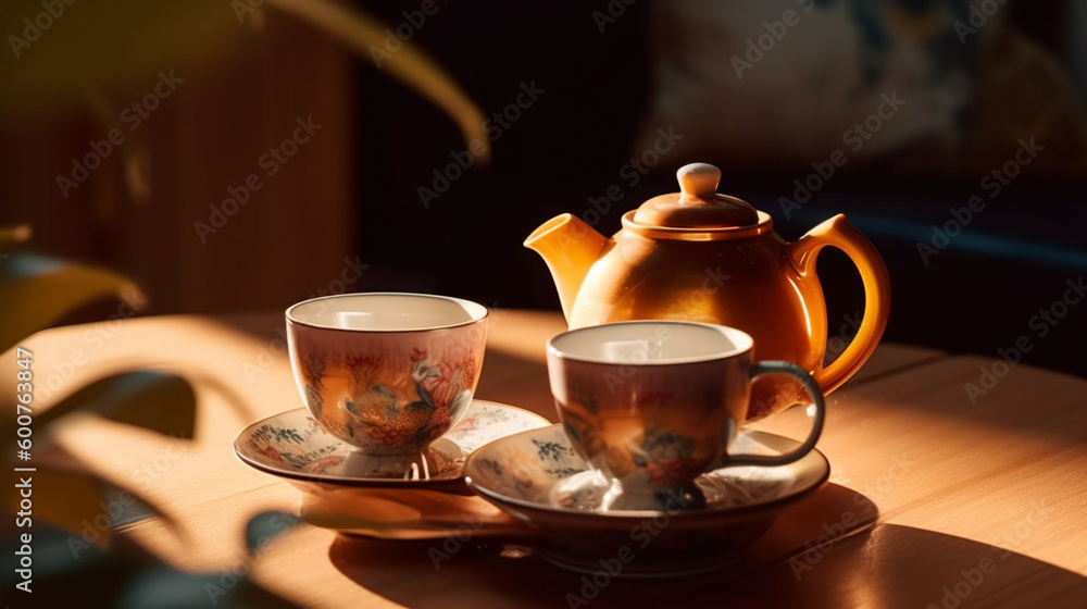 teapot and cup teapot and cup