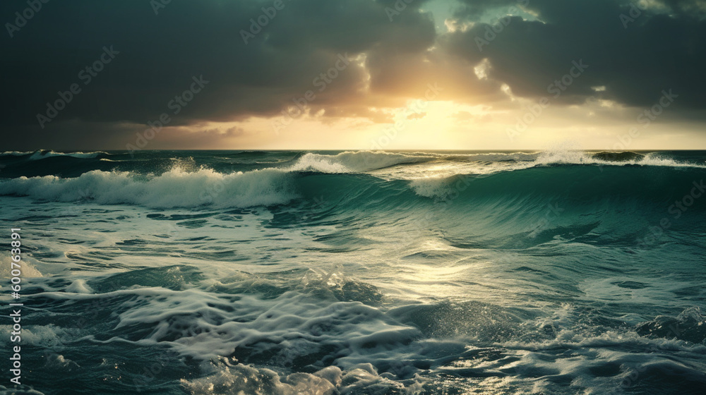 Obraz premium sunset over the sea