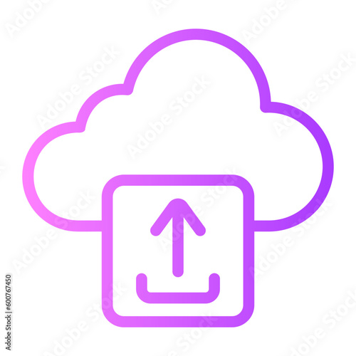 upload gradient icon