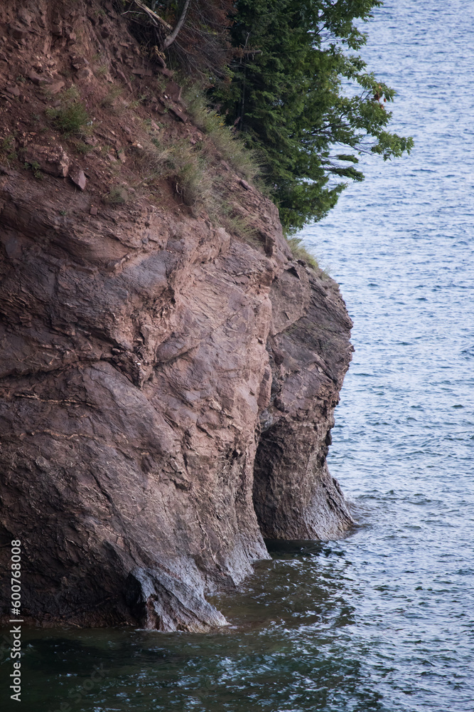 Rock Formations on Lake Superior,