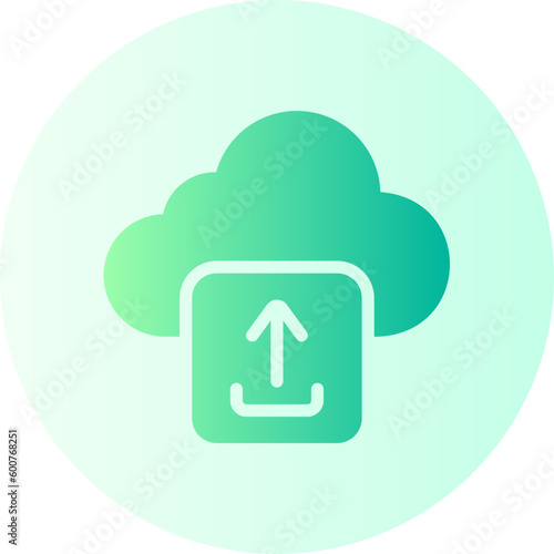 upload gradient icon