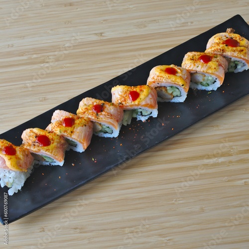 Sushi Spicy Dragon roll