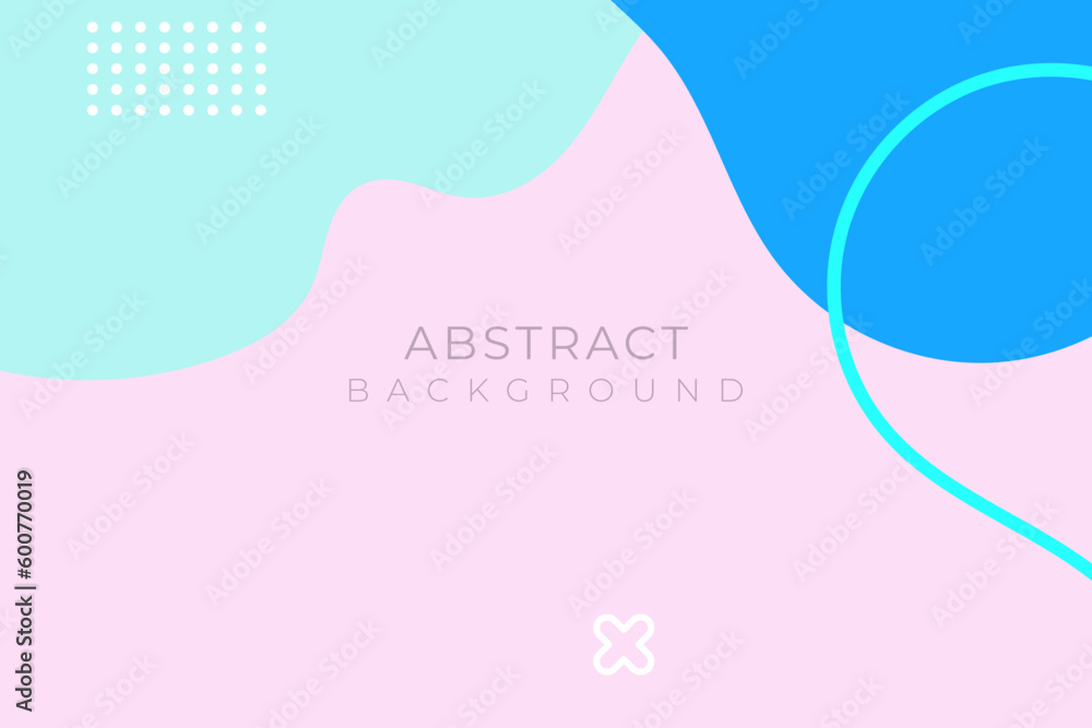 Flat abstract doodle Flat abstract doodle