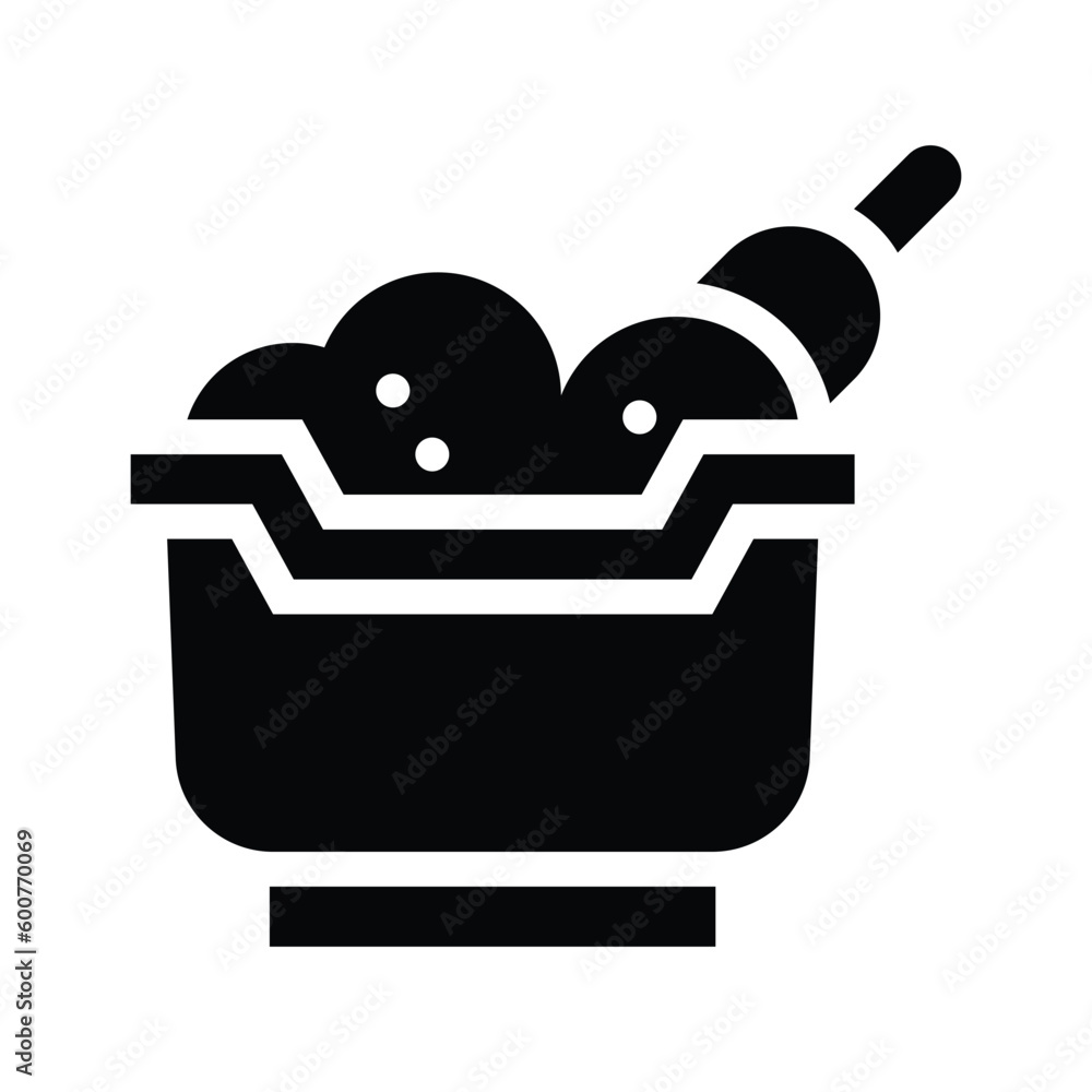 litter box glyph icon illustration vector graphic litter box glyph icon illustration vector graphic