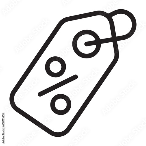 price tag line icon