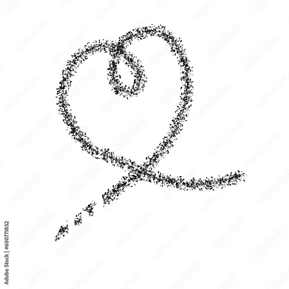 Wind blow leaf to cute heart Wind blow leaf to cute heart