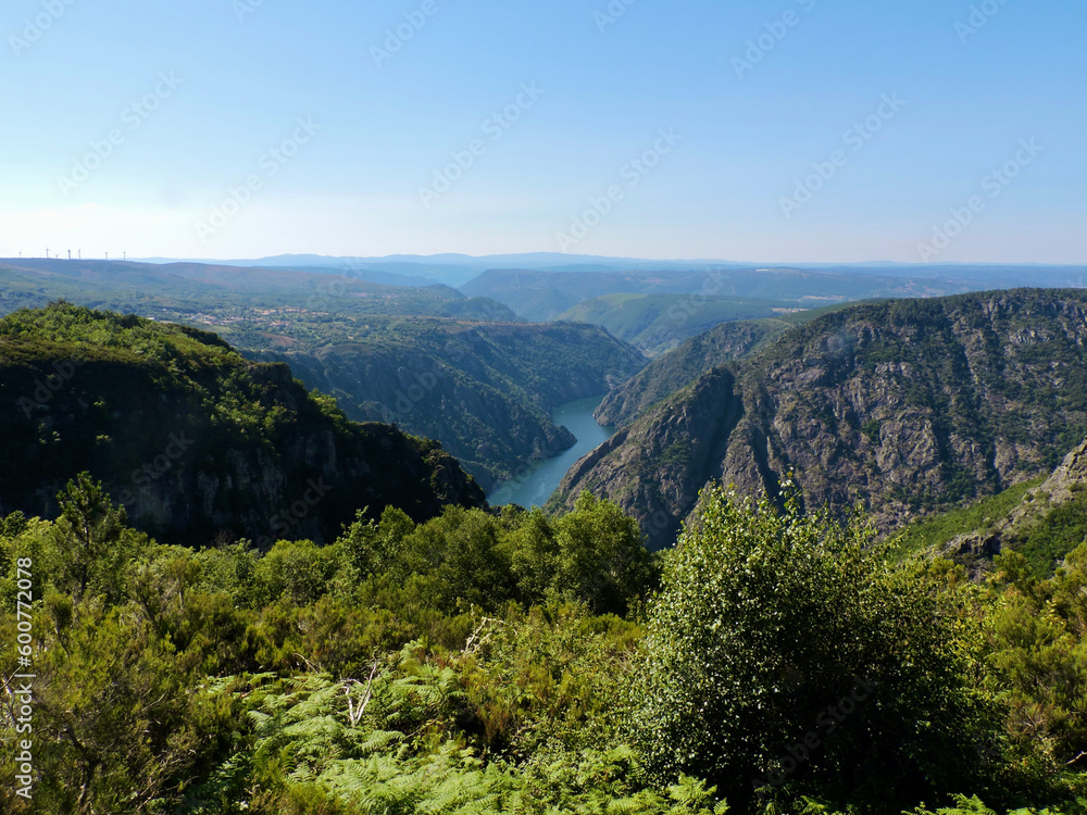Sil Canyon, the natural galician border between Lugo and Ourense