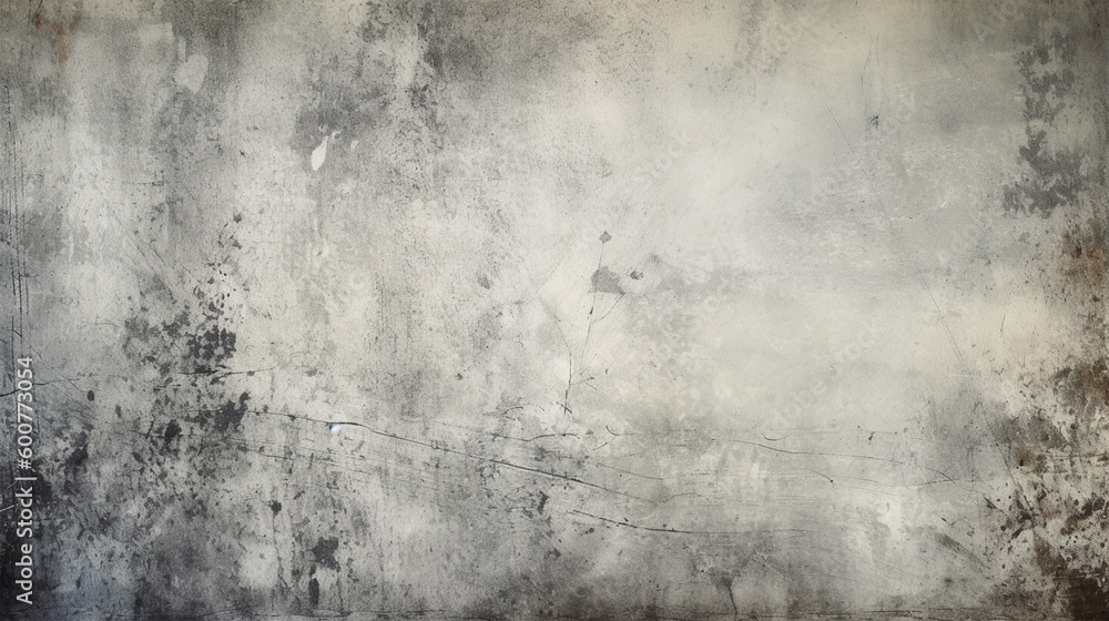 Gray grunge background with scratches , Generative AI