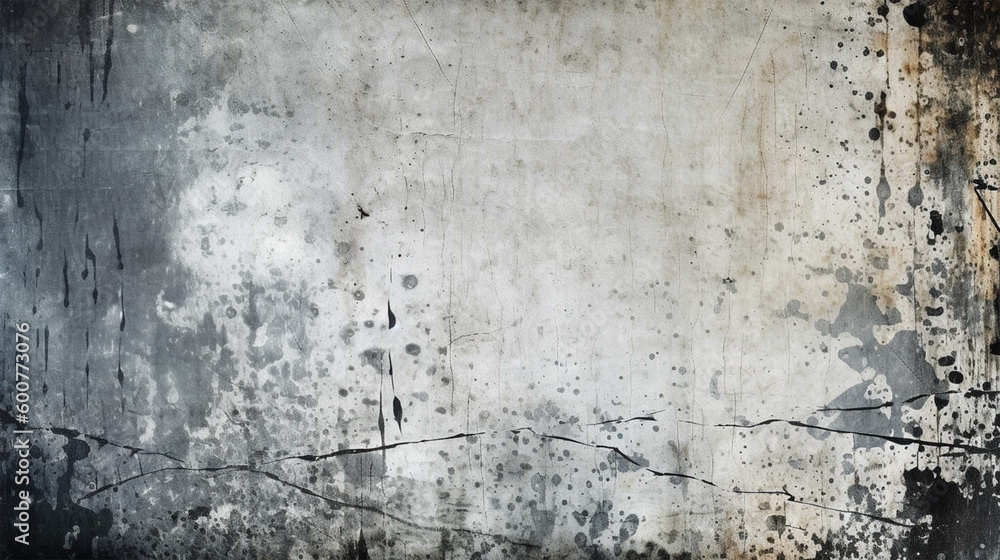 Gray grunge background with scratches , Generative AI Gray grunge background with scratches , Generative AI