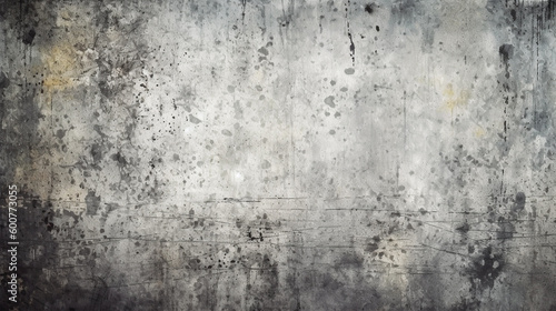 Gray grunge background with scratches   Generative AI