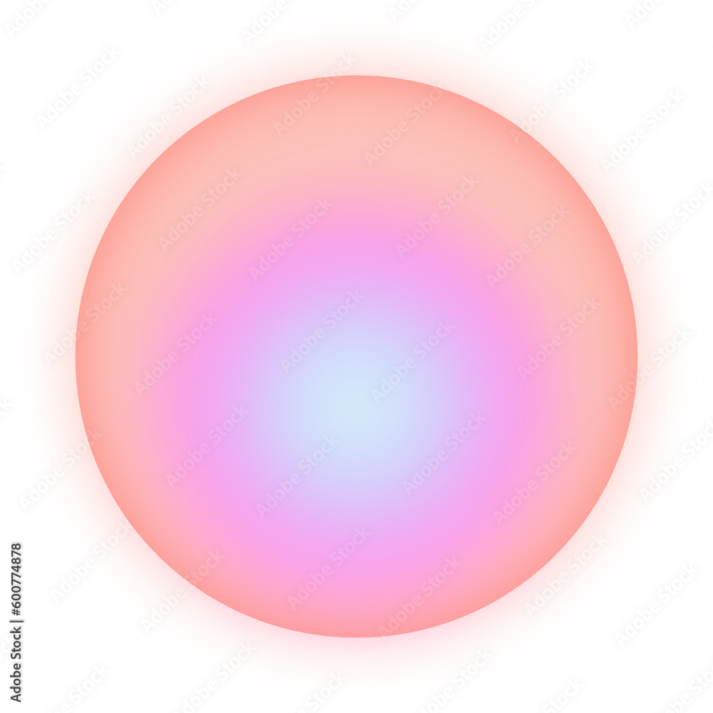 Peach And Pink Gradient Circle Peach And Pink Gradient Circle