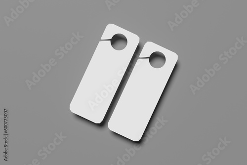 Door Hanger Blank Mockup