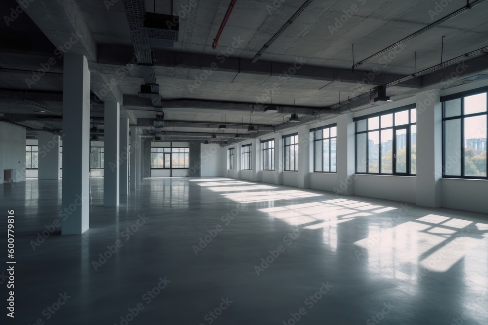 Empty modern office space