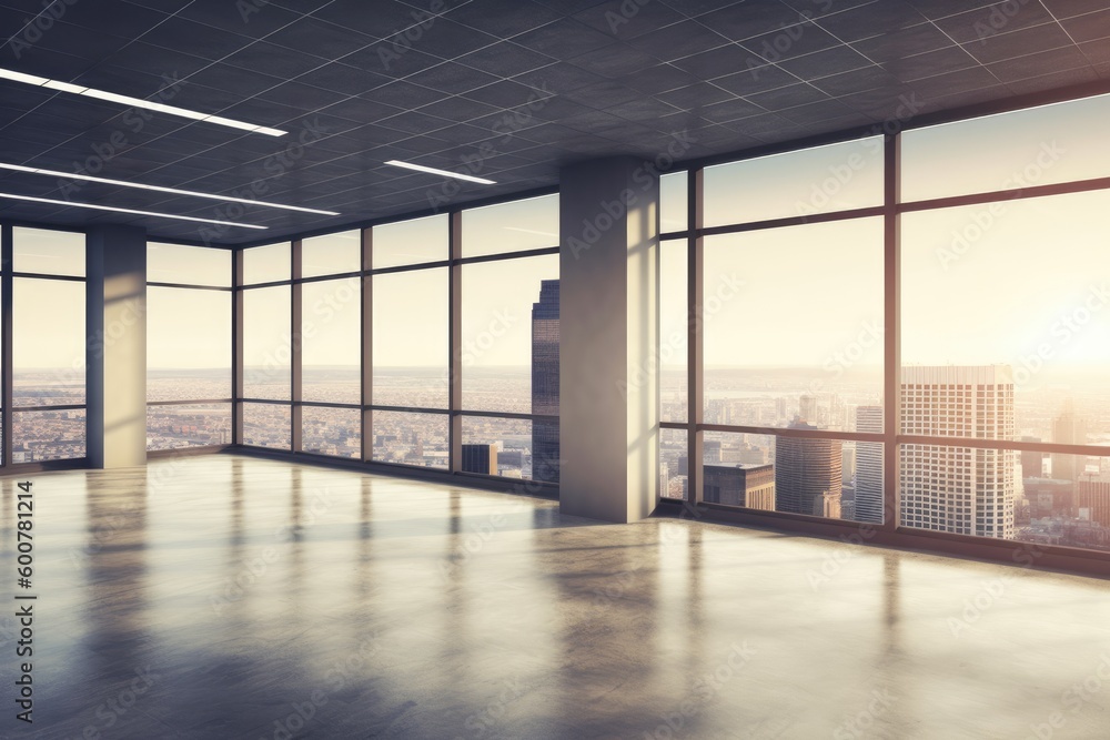 Empty modern office space