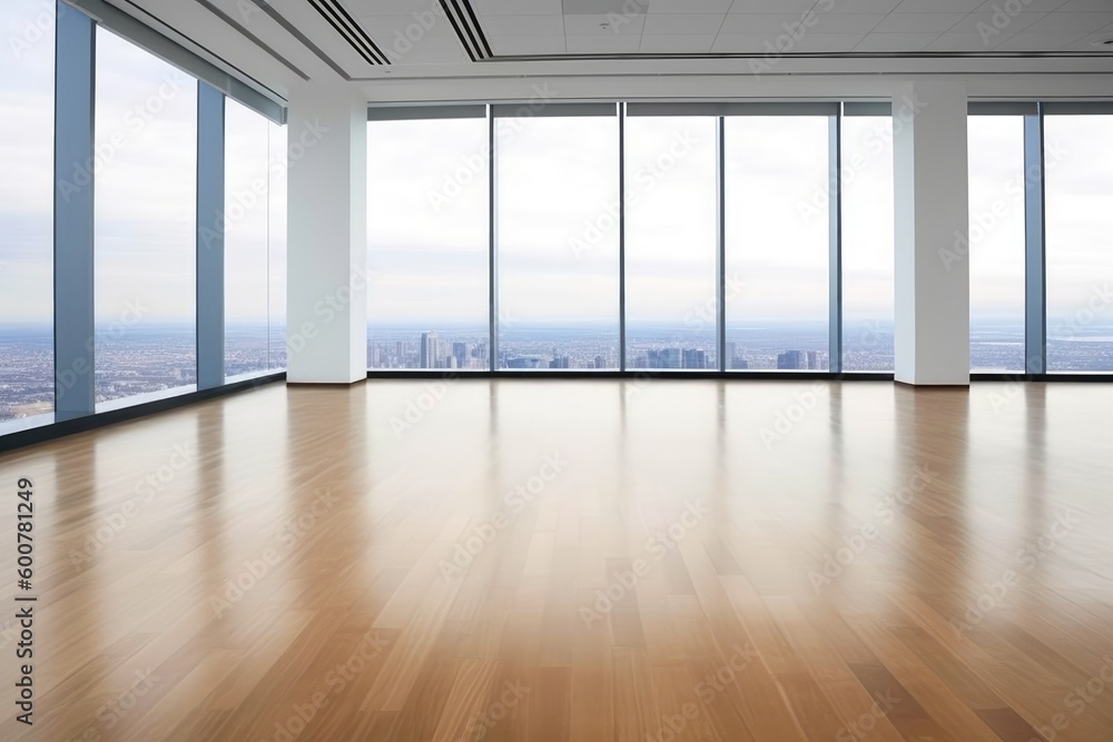 Fototapeta premium Empty modern office space