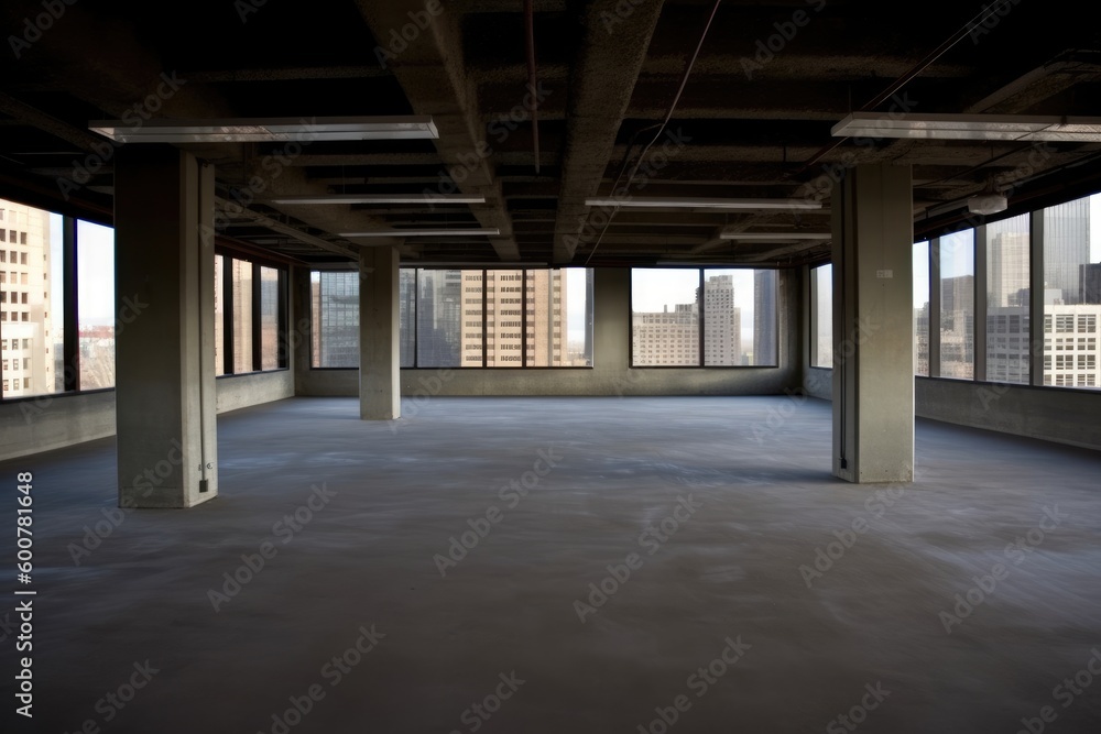 Empty modern office space