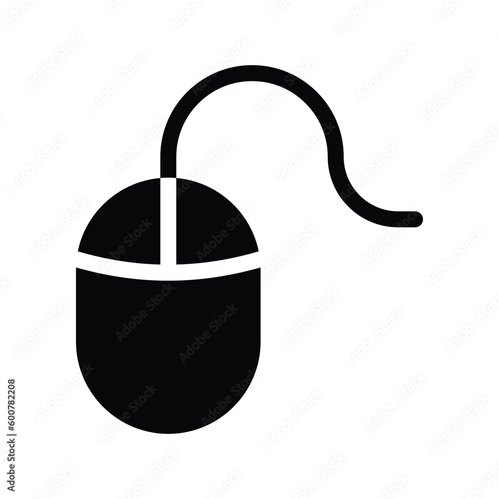 mouse glyph icon illustration vector graphic mouse glyph icon illustration vector graphic