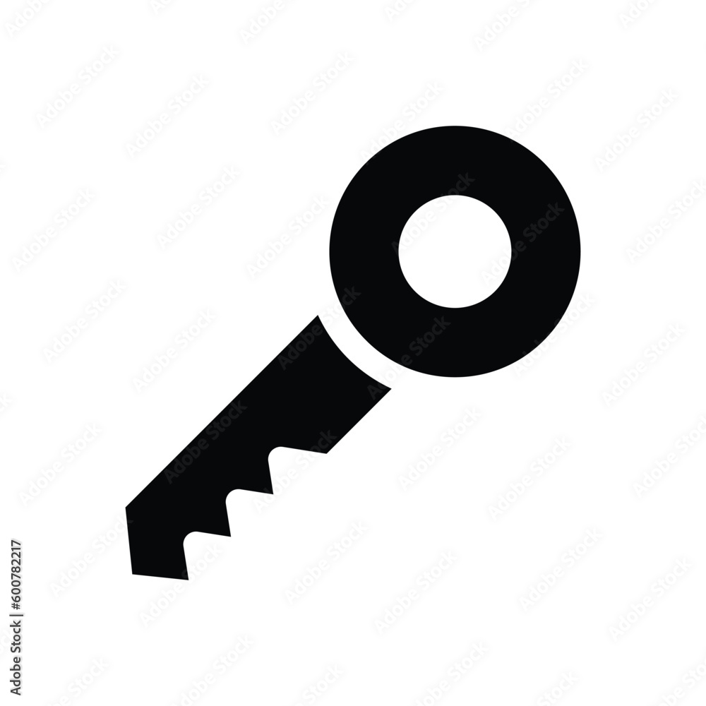 key glyph icon illustration vector graphic key glyph icon illustration vector graphic