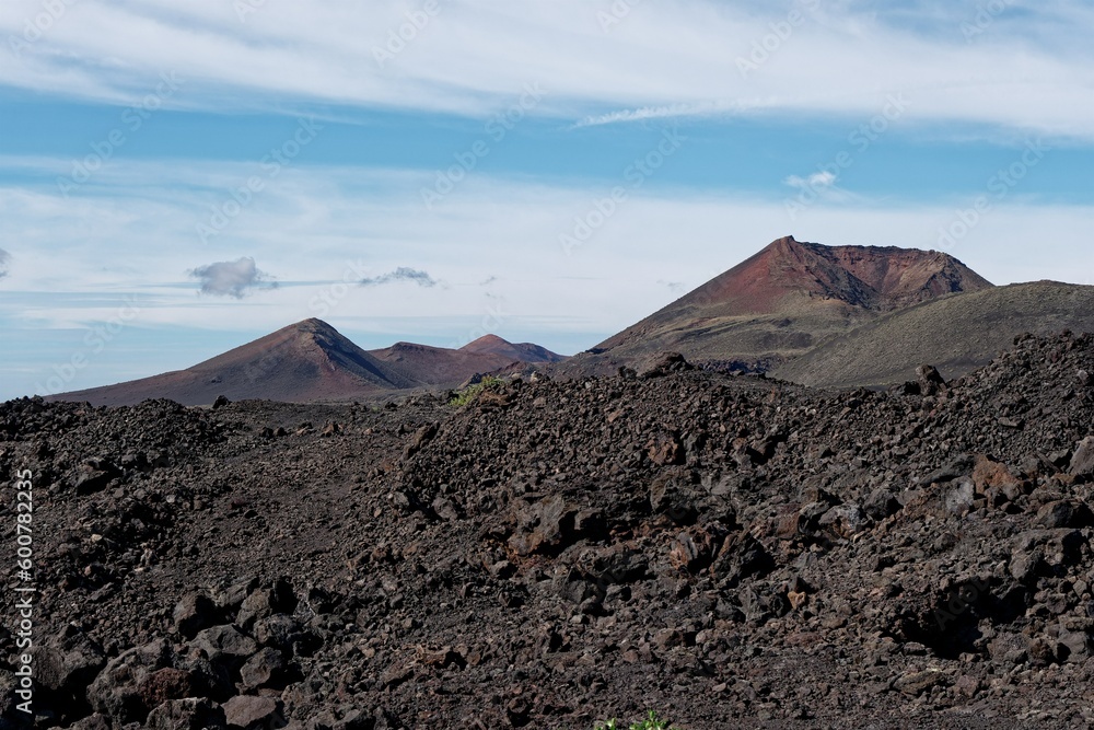 volcanoes on the island of lanzarote