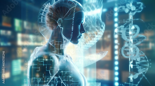 Genetic research background.