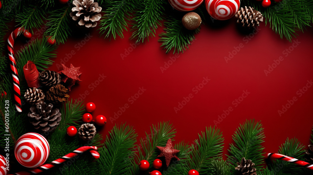 Christmas background. Illustration AI Generative. Christmas background. Illustration AI Generative.
