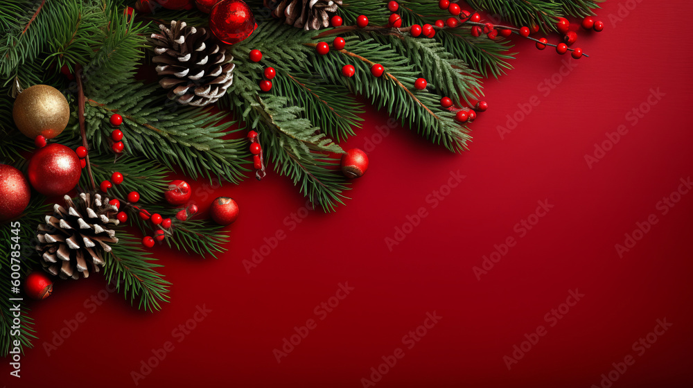Christmas background. Illustration AI Generative. Christmas background. Illustration AI Generative.