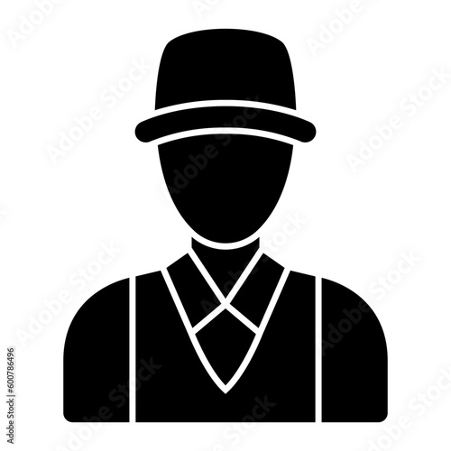 Tradesman Glyph Icon