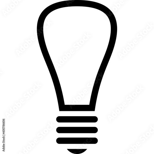 Long Light Bulb Icon