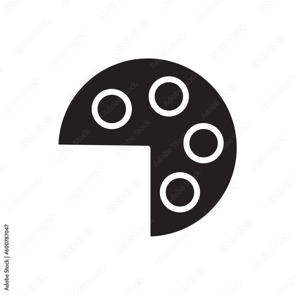 Fototapeta premium color palllet text icon