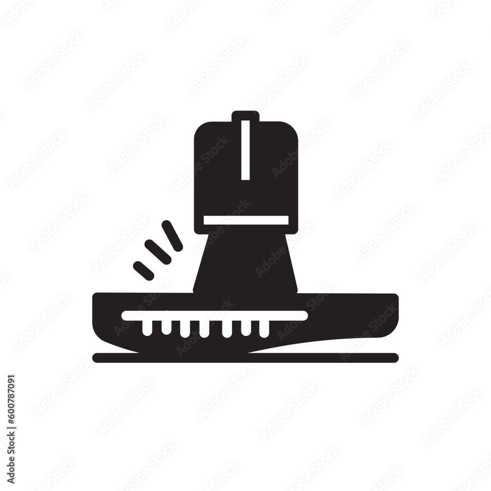 Obraz premium cut delivery fish icon