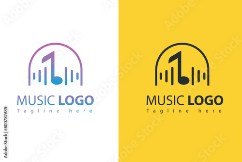Sound wave icon, Music wave symbol. Audio logo vector eps 10