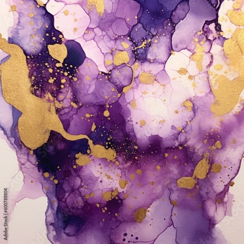 Watercolor painted background. Illustration AI Generative.