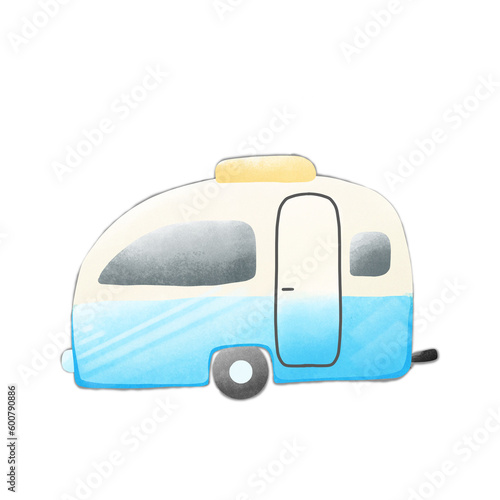 bus isolated on white