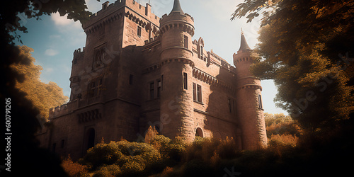 castle in the forest